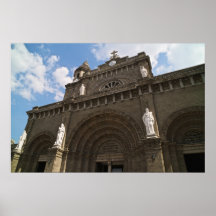 La cathédrale catholique de Manille Posters