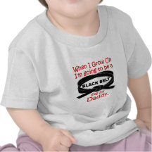 La ceinture noire de KARATÉ aiment mon papa 1 T-shirts