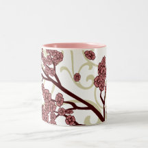 La cerise s'embranche tasse