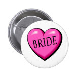 La chaleur de jeune mariée badge