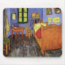La chambre à coucher de Vincent dans Arles par Vin Tapis De Souris