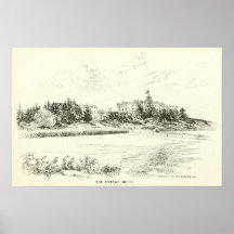 La Chambre d'Ottawa, l'île 1886 de Cushing Posters