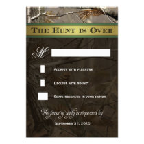 La chasse est au-dessus de chasser Camo épousant d invitations