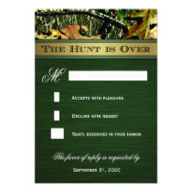 La chasse est au-dessus de chasser Camo épousant d invitations