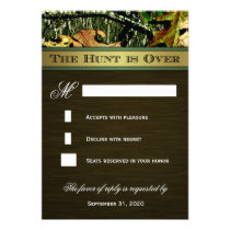 La chasse est au-dessus de chasser Camo épousant d invitations