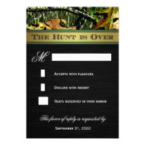 La chasse est au-dessus de chasser Camo épousant d invitations