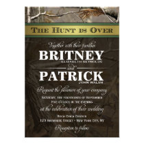 La chasse est au-dessus de chasser des invitations invitations