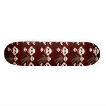 La chaussette rouge et rose mignonne Monkeys le mo Skateboards Personnalisés