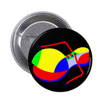 La chaussure du clown badges avec agrafe