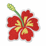 La chemise de ketmie des femmes brodées par fleur 