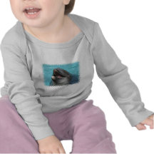 La chemise de l'enfant de nageoire t-shirt