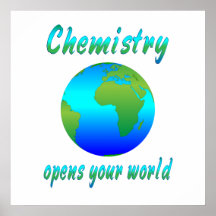 La chimie ouvre des mondes affiches