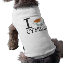 La Chypre Tee-shirts Pour Animaux Domestiques