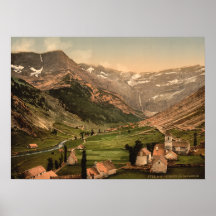 La Cirque de Gavarnie, Pyrénées, France Posters