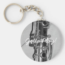 La clarinette a obtenu de jouer Keychain Porte-clé