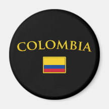 La Colombie d'or Magnets
