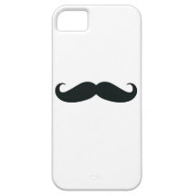 La conception de moustache étuis iPhone 5