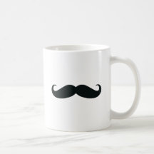 La conception de moustache mug