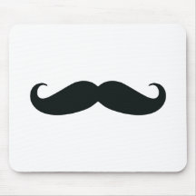 La conception de moustache tapis de souris