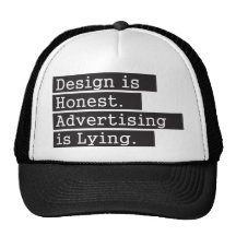 La conception est honnête - noir casquette