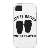 La Conga bat du tambour des conceptions Coques iPhone 4