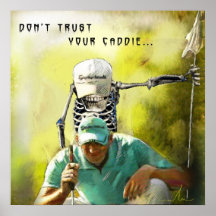La copie "ne font pas confiance à votre caddie" -  posters