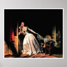 La copie volée de baiser par Jean-Honore Fragonard Posters