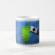 La Corse avec son propre drapeau Mug