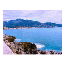 La Côte d'Azur agréable et, baie de port, méditerr Cartes Postales