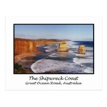 La côte de naufrage, grande route d'océan, Austral Carte Postale