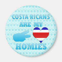 La côte Ricans sont mon Homies Aimant Pour Réfrigérateur