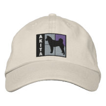 La couleur ajuste Akita Casquettes Brodées