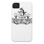 La coutume a personnalisé la caisse fleur di lis d coques iPhone 4
