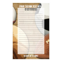 La coutume folâtre la papeterie papier à lettre personnalisable