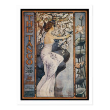 La couverture vintage de Songbook de tango Cartes Postales