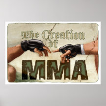La création du MIXED MARTIAL ART Affiche