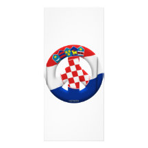 La Croatie Double Carte Personnalisée