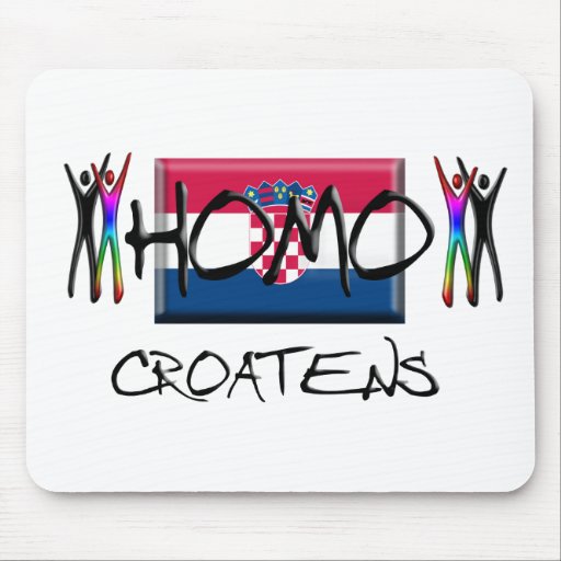 La Croatie pédée Tapis De Souris