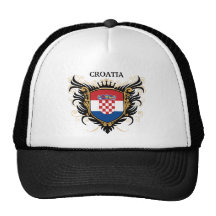 La Croatie [personnalisez] Casquette De Camionneur