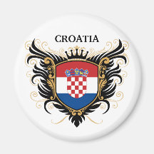 La Croatie [personnalisez] Aimants Pour Réfrigérateur