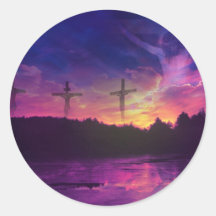 La crucifixion du Jésus-Christ Adhésifs