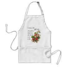 La "cuisine est comme l'amour…."tablier