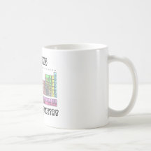 La cuisine est juste chimie (le Tableau périodique Tasses À Café