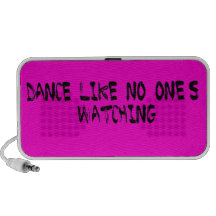 La danse aiment unique texte de observation - rose haut-parleurs iPod