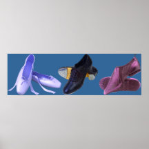 La danse chausse l'affiche