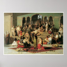 La danse de l'abeille dans le harem, 1863 posters