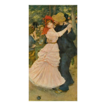 La danse de Pierre-Auguste Renoir chez Bougival (1 Photocarte Customisée