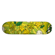 La danse des citrons - planches à roulettes customisées