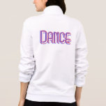 La danse ferment la fermeture éclair la veste