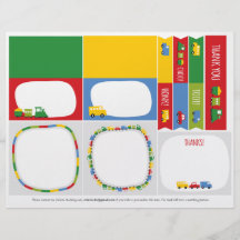 La décoration de fête d'anniversaire de l'enfant d prospectus customisé